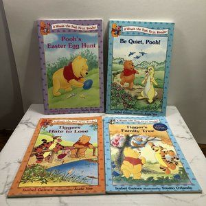 Lot of 4 Children's books Winnie the Poohs Easter egg hunt, Tigger's Family Tree